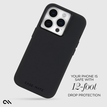 Case-Mate Silicone MagSafe - iPhone 15 Pro Case (Black)